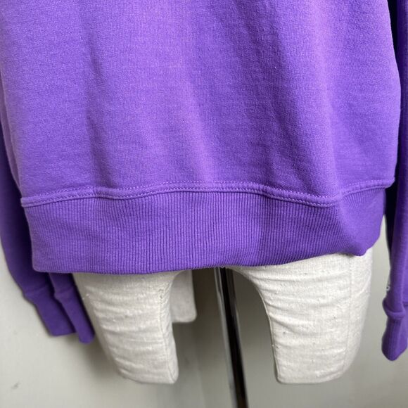 Champion Sweatshirt Women’s Purple Orange Long Sleeve Pullover Sz Large EUC - Picture 3 of 8